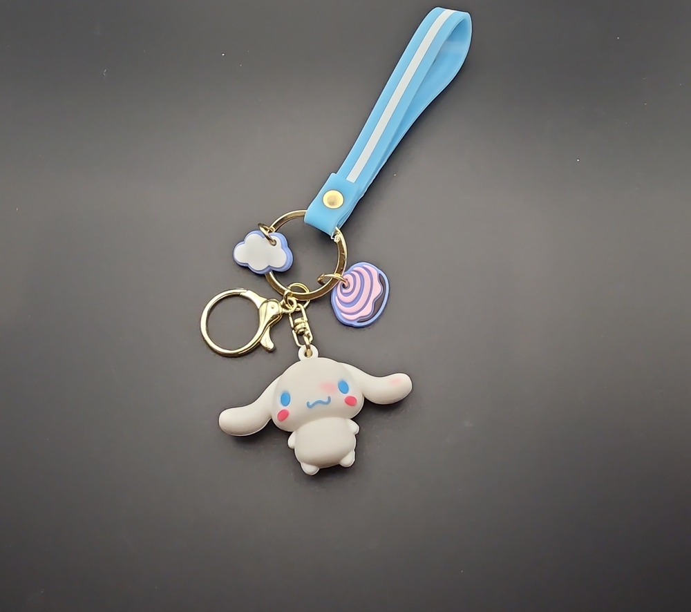 Sanrio Cinnamoroll Blue Silicone Wrist Keychain by